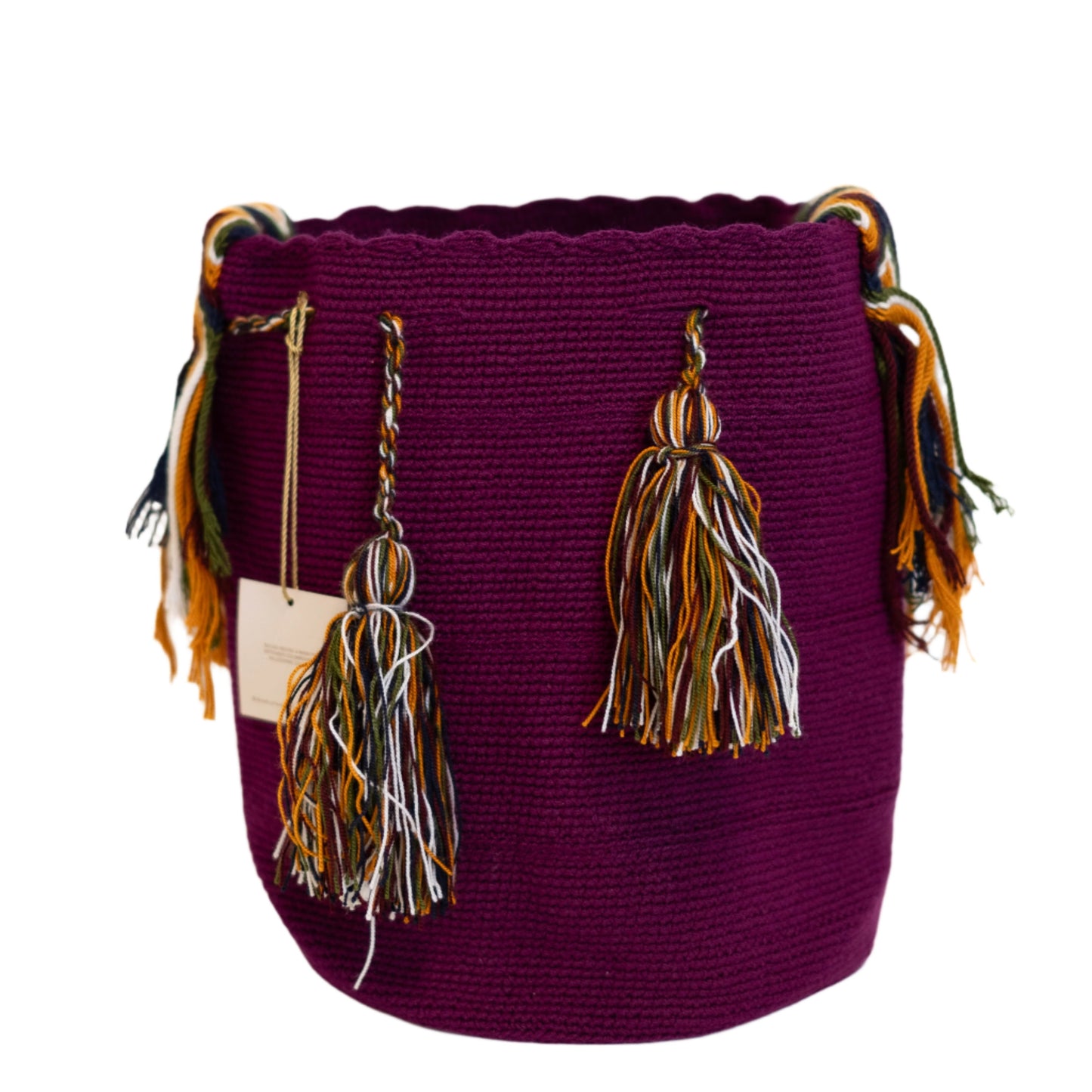BOLSA MORADA WAYUU GRANDE