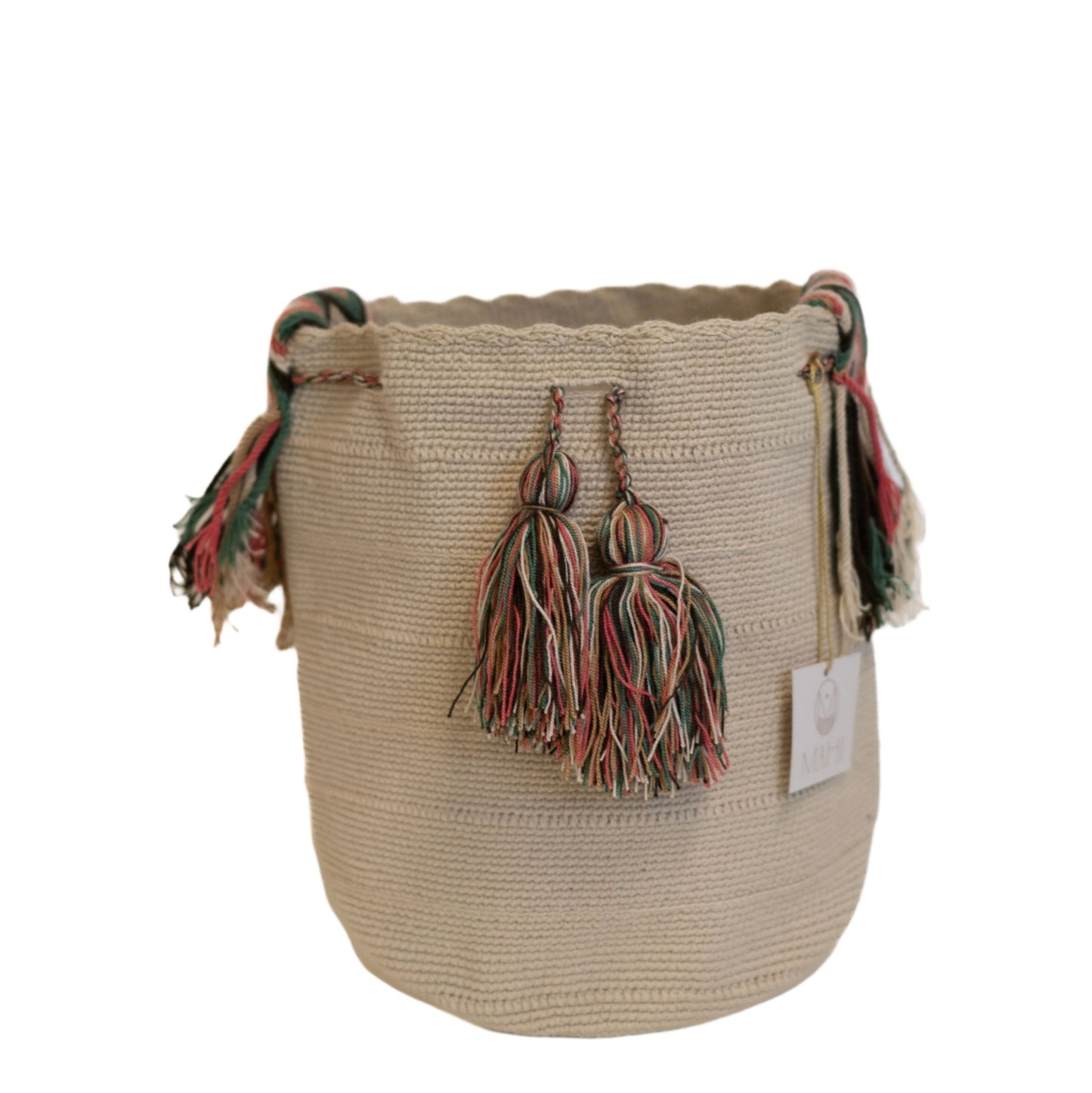 BOLSA CAFE CON ROSA WAYUU GRANDE