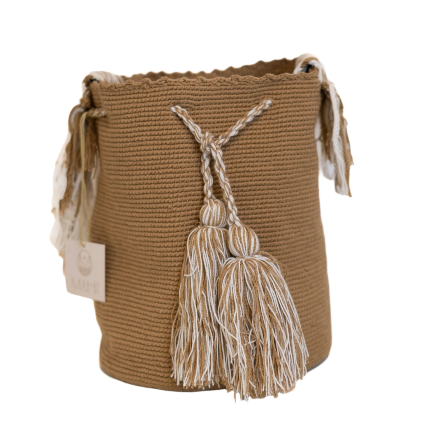 BOLSA CAFE/BLANCO WAYUU GRANDE