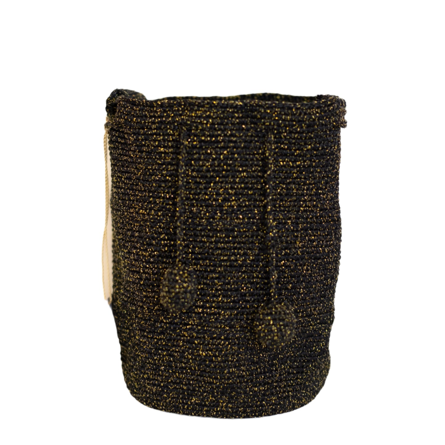 BOLSA DE SEDA NEGRA