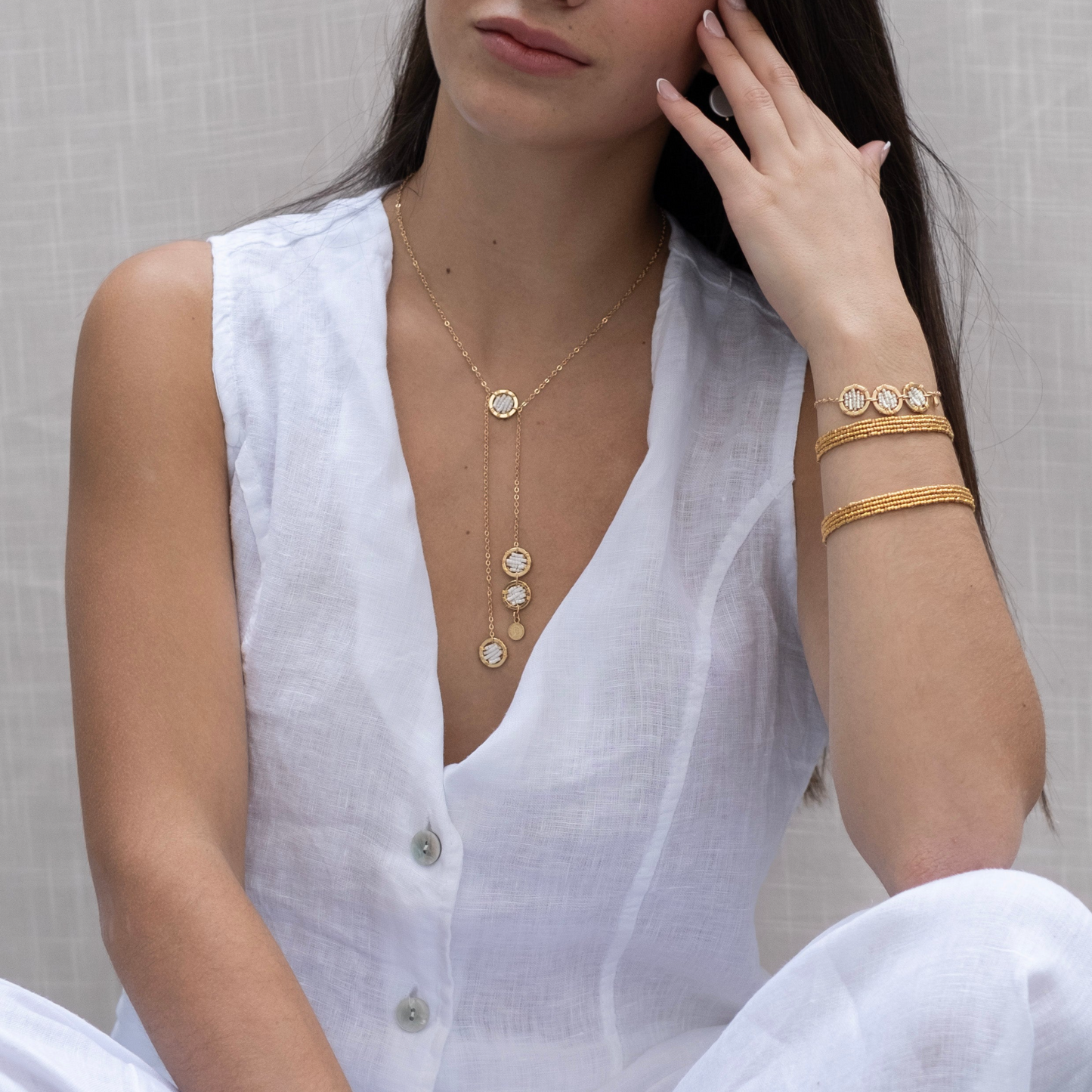 COLLAR MARFIL
